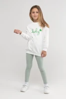 Лосины однотонные для девочки Baby Show 8184 92 см Оливковый (2000989993162D)  Фото №2