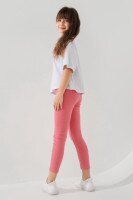 Лосины однотонные для девочки Happy Kids 912 140 см Розовый (2000990724588W)  Фото №1