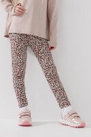 Лосини з візерунком для дівчинки Happy Kids 105 110 см Молочний  Фото №0