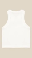 Майка однотонная для девочки LAWA GBC02347 134 см Молочный  Фото №1