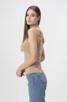 Майка однотонна жіноча LAWA CTM WBC02330 XL Бежевий  Фото №1