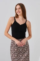 Майка однотонна жіноча W23-24 One Size Чорний (2000989430056S)