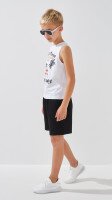 Майка с принтом для мальчика LAWA P-BB02319 146 см Белый  Фото №2