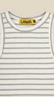 Майка з візерунком для дівчинки LAWA GBC02405 134 см Графітово-молочний  Фото №0