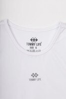 Майка фітнес однотонна жіноча Tommy life 97256 M Білий (2000989642374A)  Фото №6