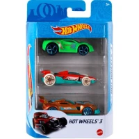 Набор 3-х базовых машинок Hot Wheels (K5904) (27084425611)  Фото №1