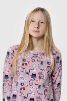 Ночная рубашка для девочки Fleri 6017 104-110 см Розовый (2000990257598A)  Фото №1