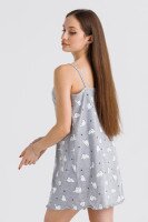 Ночная рубашка женская Fleri F60097 42 Серый (2000990645814S)  Фото №2