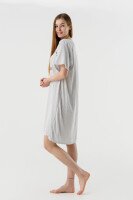 Ночная рубашка для кормящих Sevgi 3187 2XL Серый  Фото №3