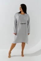 Нічна сорочка жіноча Sevgi 3187 4XL Сірий  Фото №0