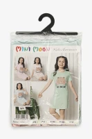 Ночная рубашка для девочки Mini Moon 0870 158 см Голубой  Фото №2