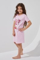 Ночная рубашка для девочки Mini Moon 6391 110 см Розовый  Фото №1