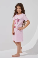 Нічна сорочка для дівчинки Mini Moon 6391 110 см Рожевий  Фото №1