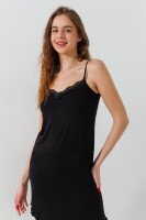 Ночная рубашка женская Carmen 81219 S Черный  Фото №0