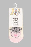 Носки для девочки VT Socks ШДК024-1750 Киса 8-10 Молочный (2000903556275A)  Фото №3