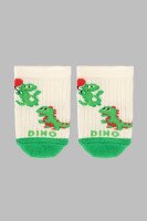 Шкарпетки для хлопчика VT Socks ШДК024-1751 Діно 10-12 Молочний (2000990692979A)