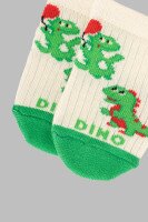 Шкарпетки для хлопчика VT Socks ШДК024-1751 Діно 10-12 Молочний (2000990692979A)  Фото №1