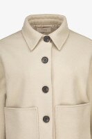 Пальто однотонное женское On me 5288 XL Молочный  Фото №6
