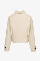 Пальто однотонное женское On me 5288 XL Молочный  Фото №8