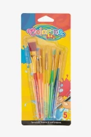 Пензлики акрилові COLORI 32599PTR  5 шт Різнокольоровий