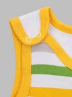 Песочник + футболка для малышей Mini Papi 1172 68 см Желтый (2000990599339A)  Фото №6