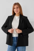 Піджак однотонний жіночий Miss esta 2821 34 Чорний