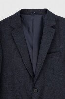 Пиджак однотонный мужской Redpolo 2231 46 Синий (2000990178589D)  Фото №11
