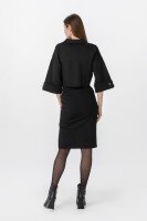 Піджак однотонний жіночий Femme 1012 S Чорний (2000989871330D)  Фото №5
