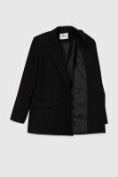 Піджак однотонний жіночий Karol 4949-B 2XL Чорний (2000990146373D)  Фото №7