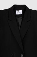 Піджак однотонний жіночий Karol 4949-B 2XL Чорний (2000990146373D)  Фото №6