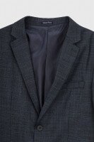 Пиджак с узором мужской Redpolo 2378 56 Синий (2000990178817D)  Фото №9