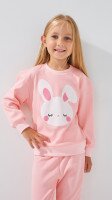 Пижама для девочки Baby Life Зайка 140 Персиковый  Фото №0