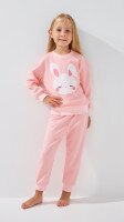 Пижама для девочки Baby Life Зайка 92 Персиковый
