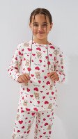 Піжама для дівчинки DALMINA Little Bear 104 см Молочний  Фото №1