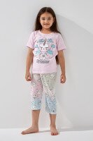 Пижама для девочки Mini Moon 1124 110 см Розовый  Фото №1
