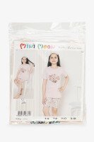 Пижама для девочки Mini Moon 6374 110 см Персиковый  Фото №9