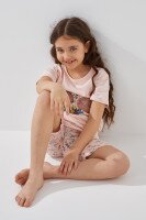 Пижама для девочки Mini Moon 6374 110 см Персиковый  Фото №0