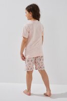 Пижама для девочки Mini Moon 6374 110 см Персиковый  Фото №3