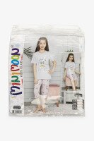 Піжама для дівчинки Mini Moon 9069 110 см Сірий  Фото №7