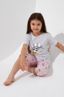 Піжама для дівчинки Mini Moon 9069 110 см Сірий  Фото №0