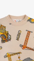 Піжама для хлопчика Машинки 98 см Бежевий  Фото №1
