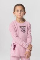 Пижама для девочки Misenza K35068 4-5 года Розовый (2000990075390A)  Фото №2