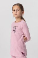 Пижама для девочки Misenza K35068 4-5 года Розовый (2000990075390A)  Фото №3