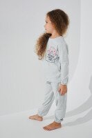Піжама для дівчинки Nicoletta 85414 98-104 см Сірий (2000990727053A)  Фото №2