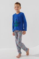 Пижама для мальчика Cotton more 42018 2-3 года Синий (2000990731135A)  Фото №1