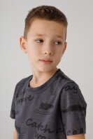 Піжама для хлопчика Elen ВРК2070/01/04 104 см Темно-сірий (2000990425379А)  Фото №4