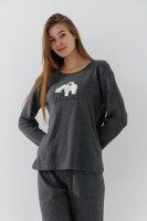 Пижама женская Cotton more 34582 S Серый  Фото №0