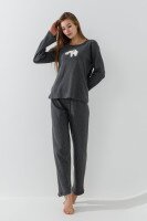 Пижама женская Cotton more 34582 S Серый  Фото №1