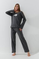 Пижама женская Cotton more 34582 S Серый