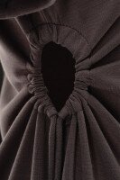 Платье однотонное женское 9932 S Графитовый (2000990508843D)  Фото №7